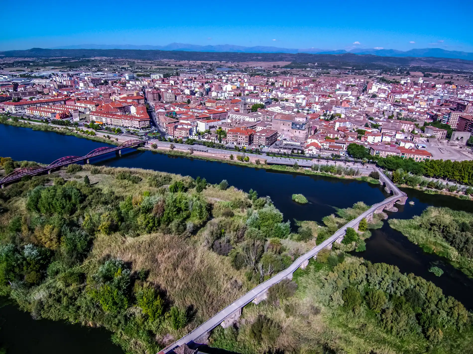 aerial view of the cityscape of talavera de la rei 2025 02 03 05 32 41 utc